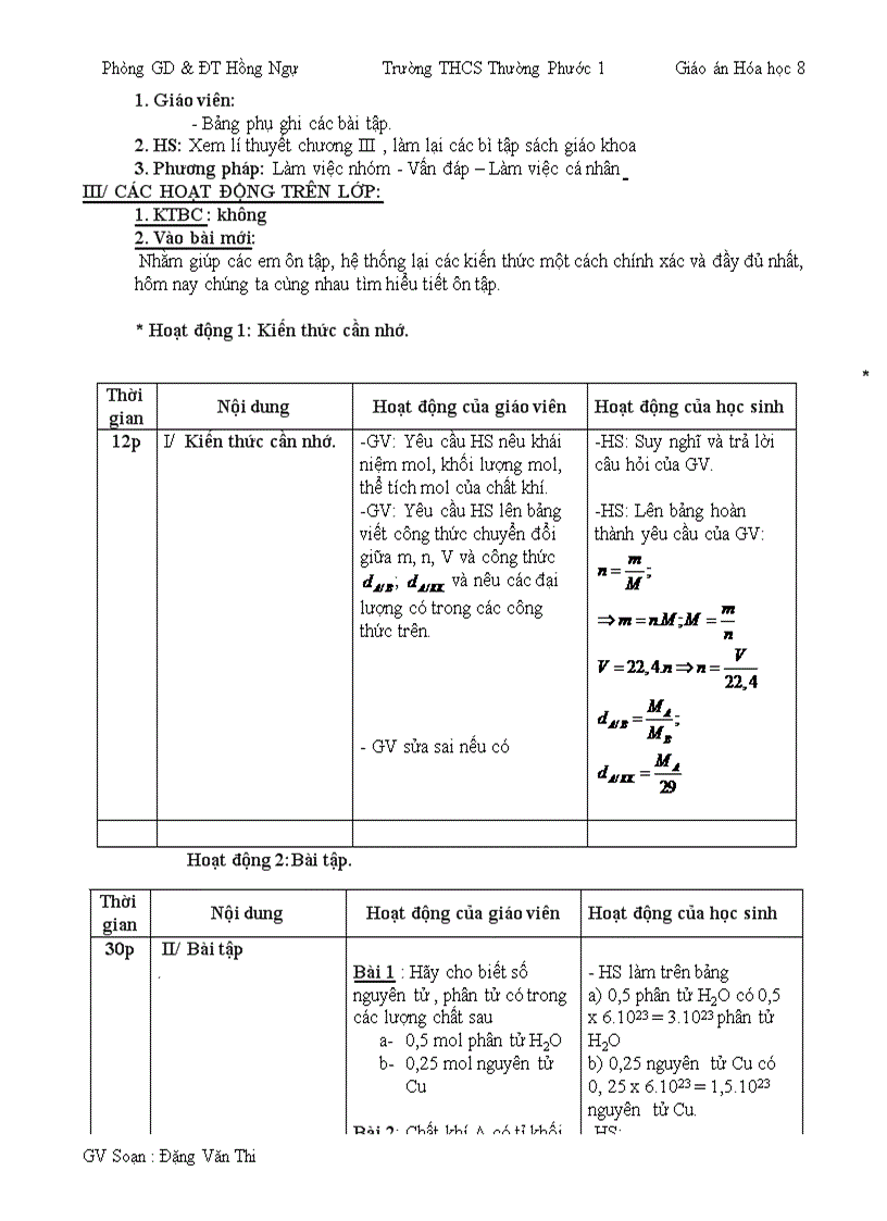 image for page Hoa hoc 8 chuan ktkn 2010 2011
