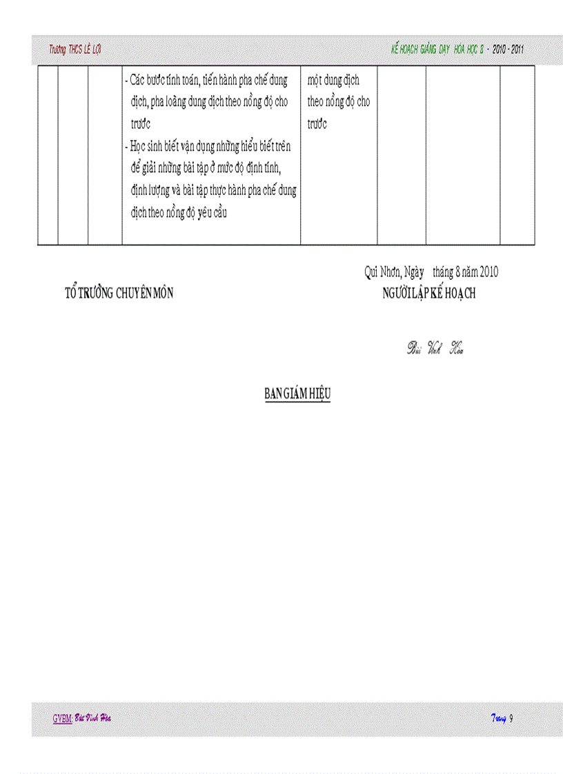 image for page Kế hoạch bộ môn Soạn kỹ
