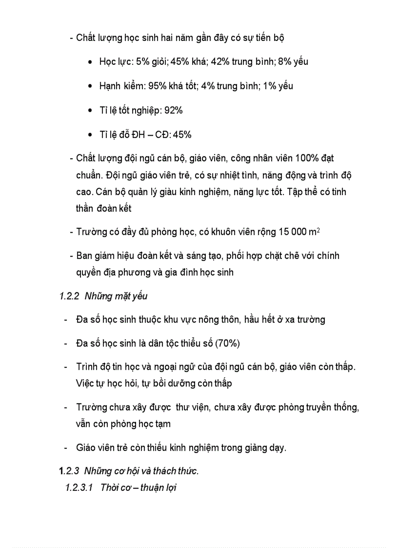 image for page Kế hoạch chiến lược trường THPT