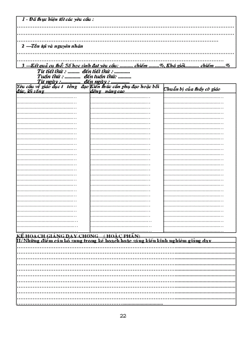 image for page Ke hoach giang day bo mon hoa 8