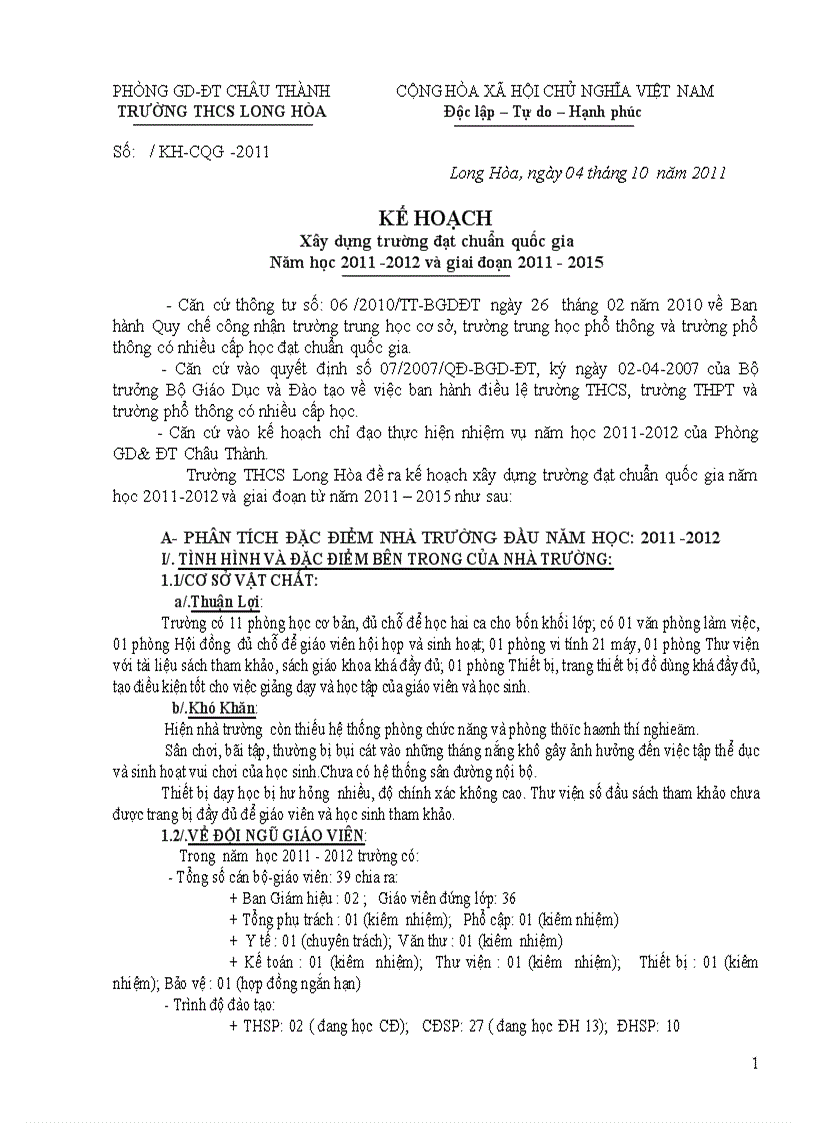 image for page KH XD trường đạt chuẩn quốc gia 2010 2015 2020