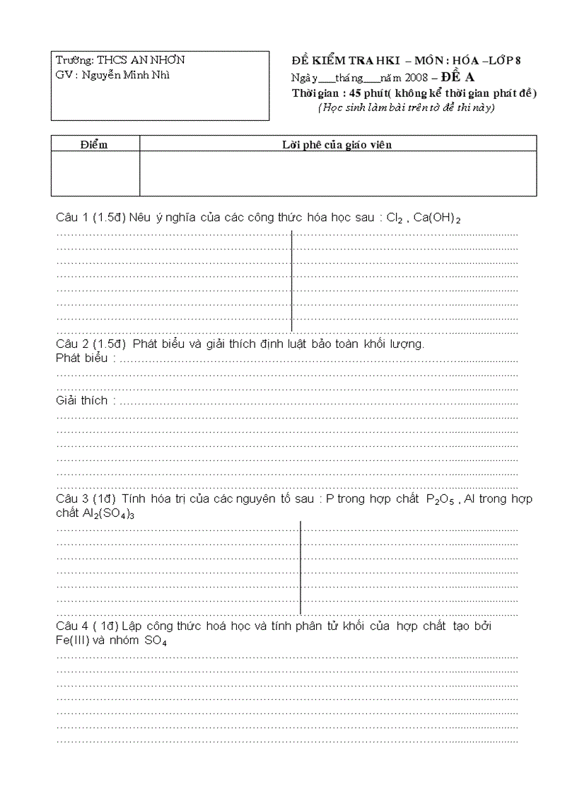 image for page Kiem tra hk 1