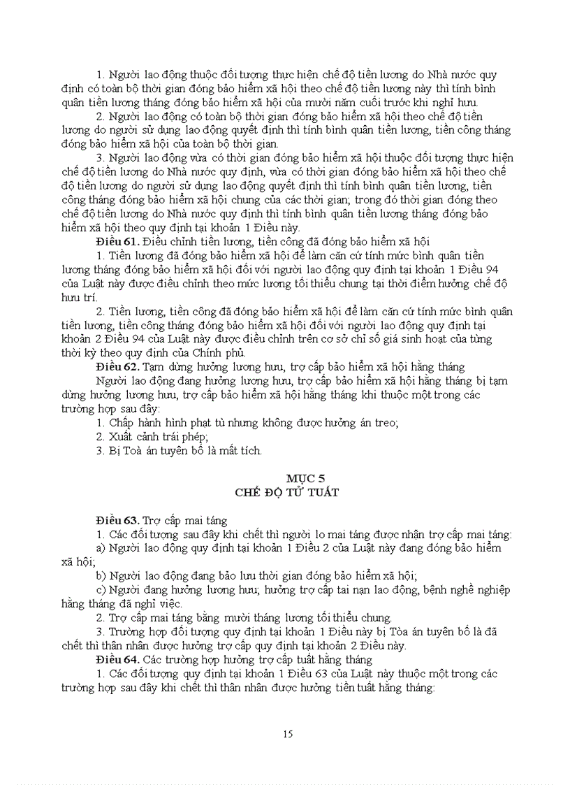 image for page Luật bảo hiểm xã hội