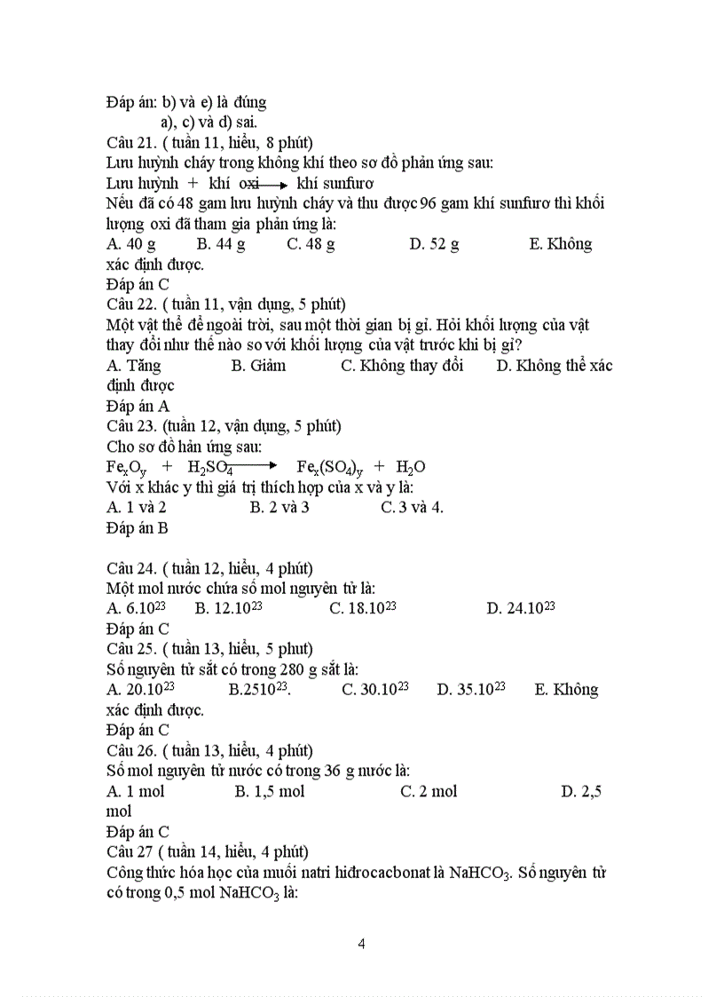 image for page Ngân hàng câu hỏi hóa 8