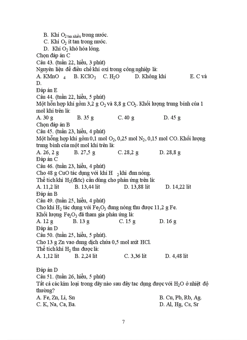 image for page Ngân hàng câu hỏi hóa 8