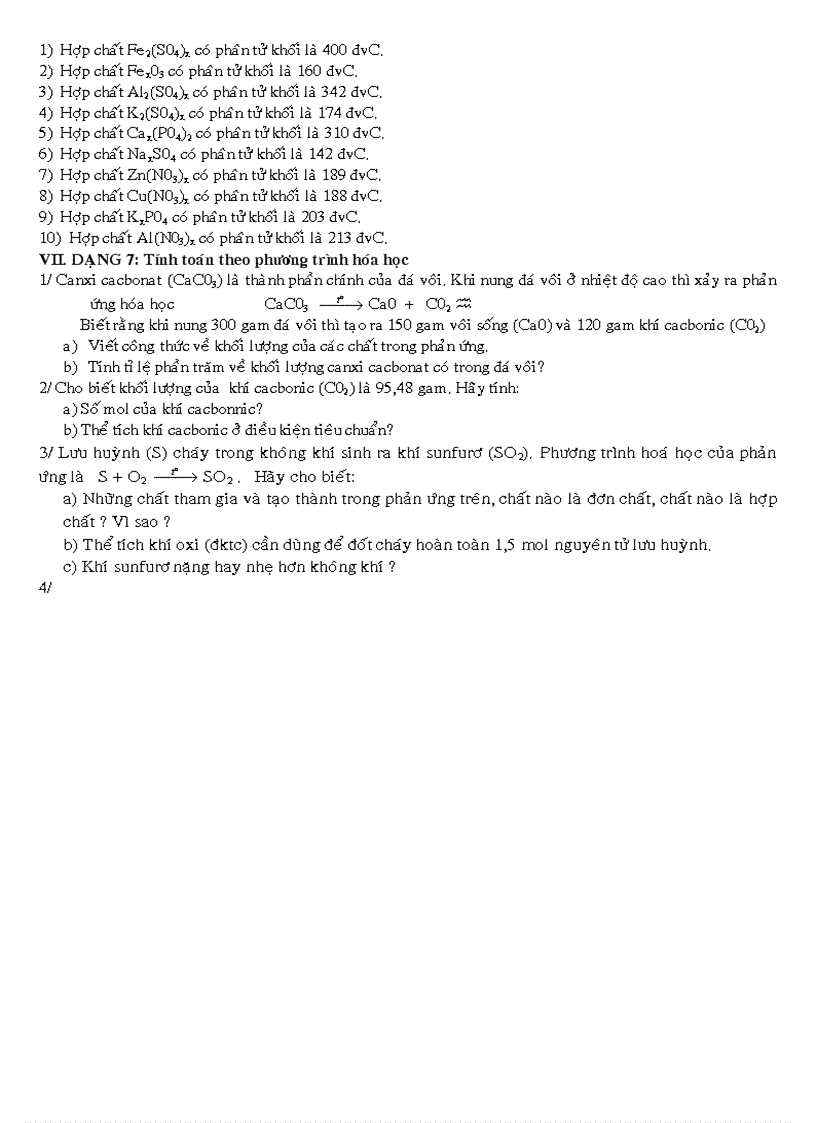 image for page Ôn tập học kỳ 1 hóa 8