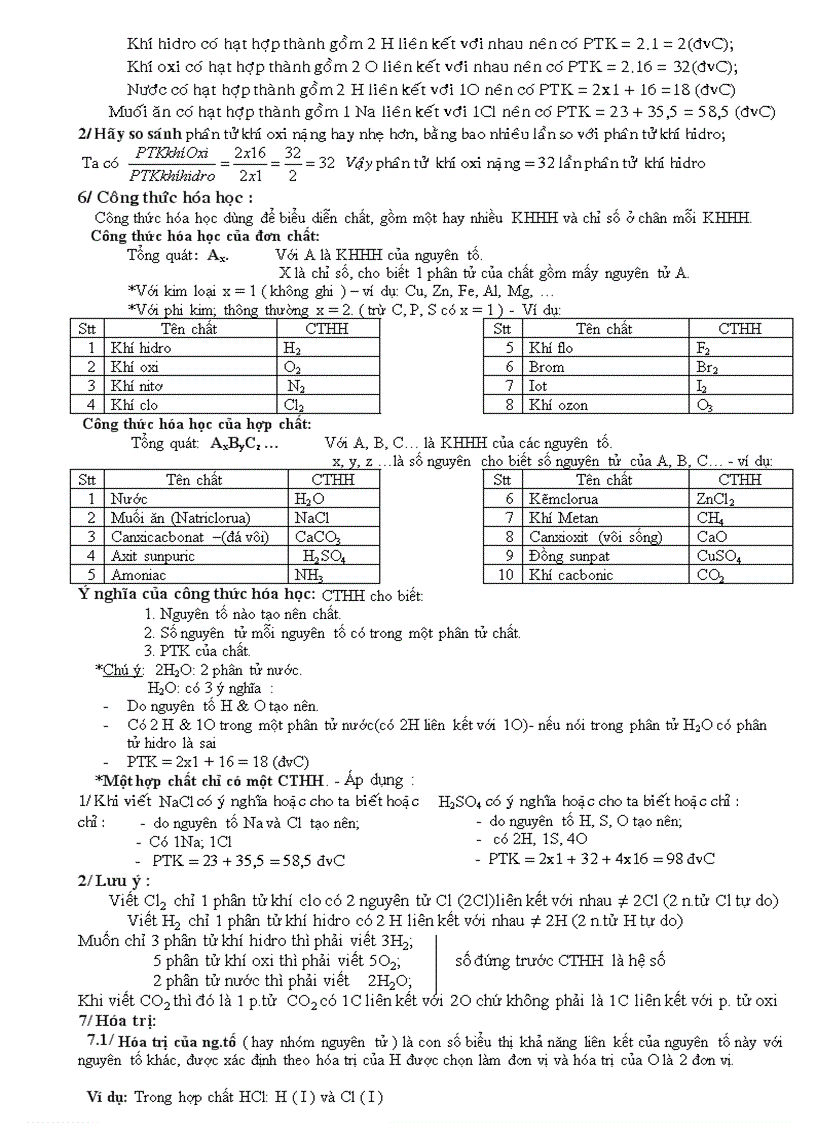 image for page Ôn tập kiến thức Hóa 8