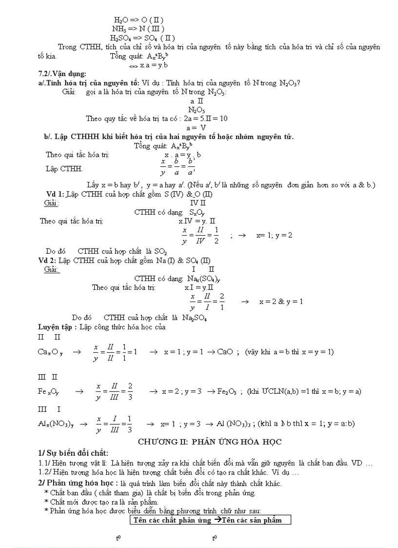 image for page Ôn tập kiến thức Hóa 8