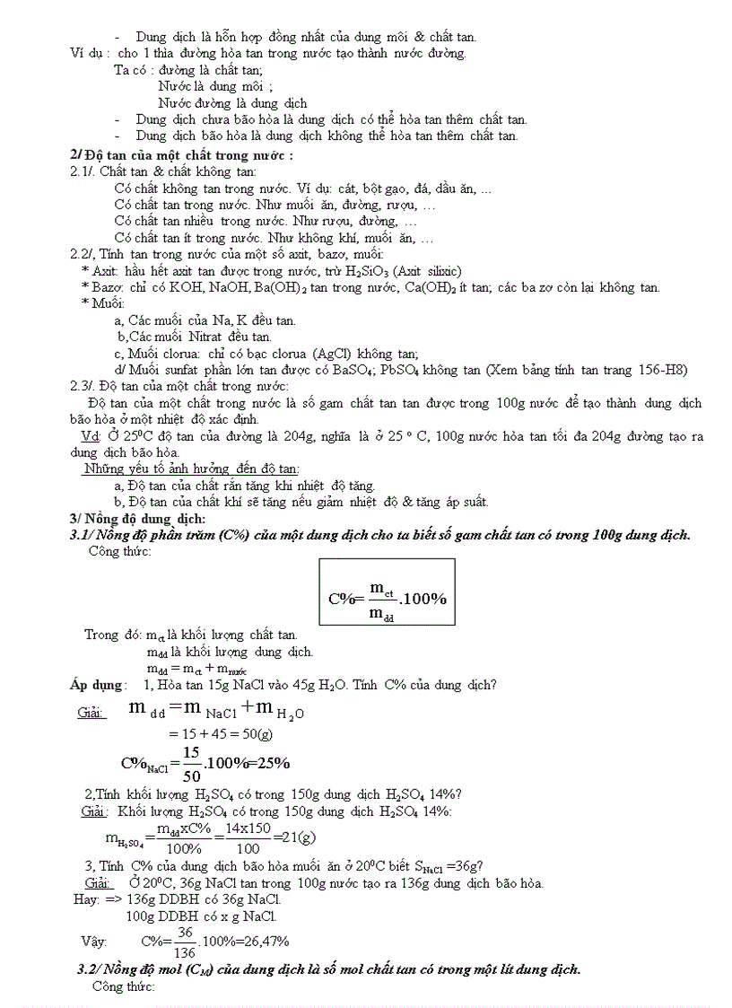 image for page Ôn tập kiến thức Hóa 8