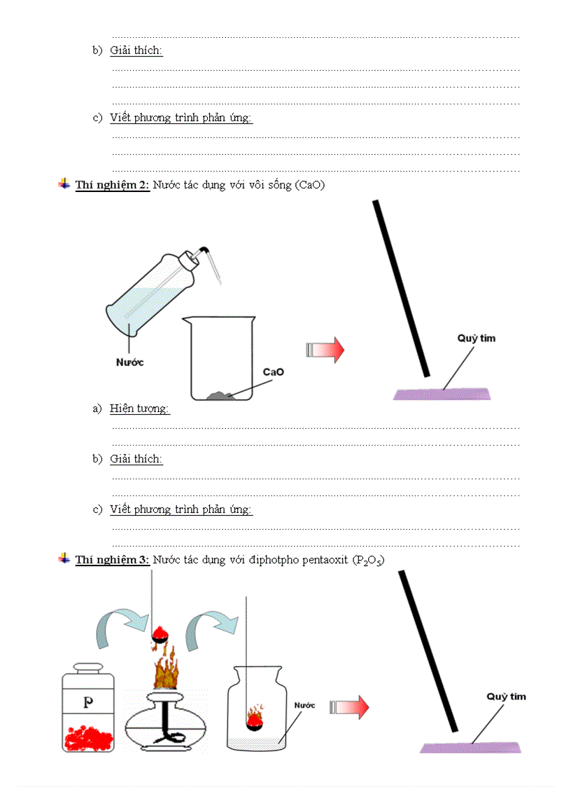 image for page Phiếu thực hành hóa 8