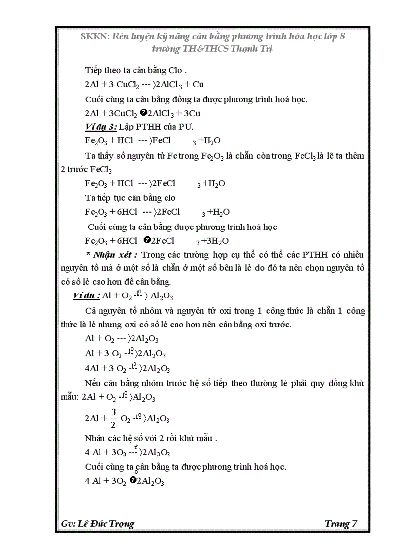 image for page Skkn ren luyen ky nang viet PTHH 8