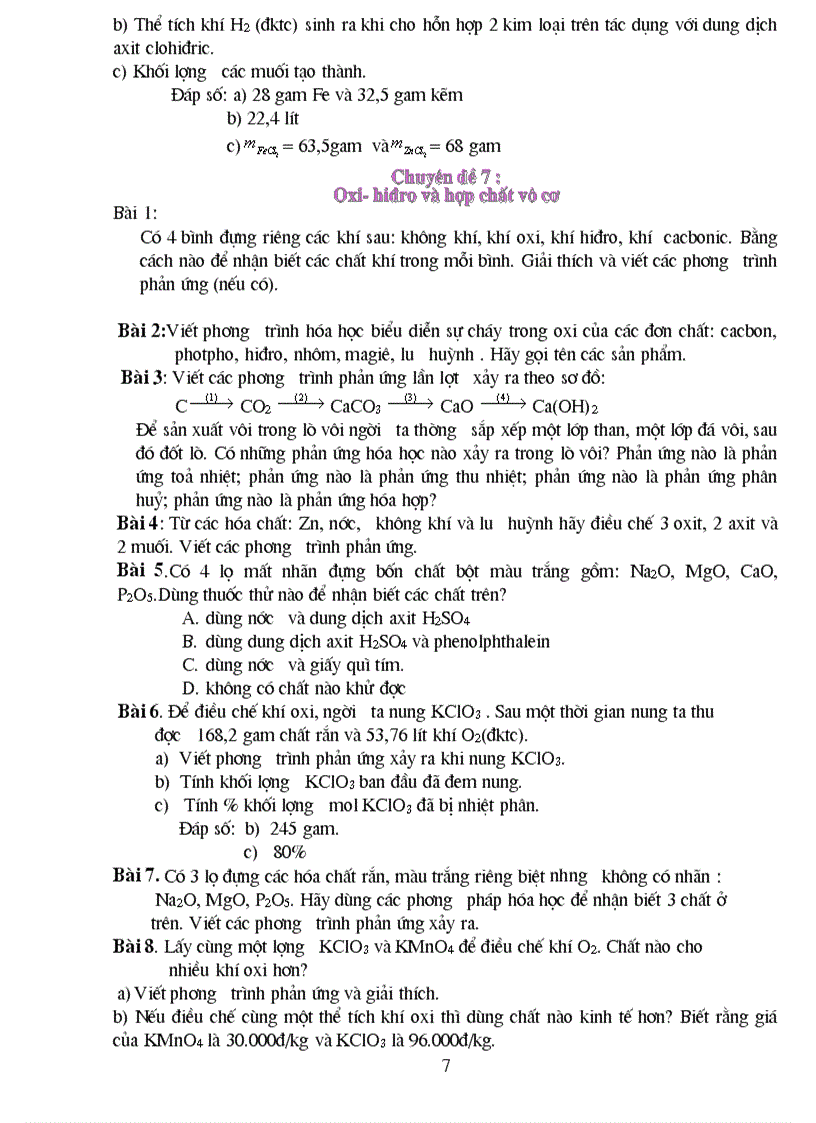 image for page Tài liệu bồi dưỡng HSG Hóa 8