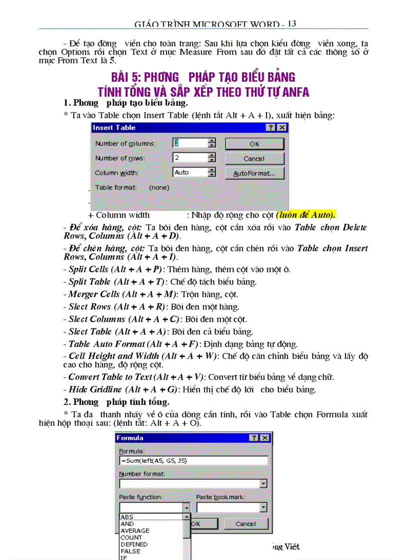 image for page Tài liệu học Word có hình ảnh minh hoạ