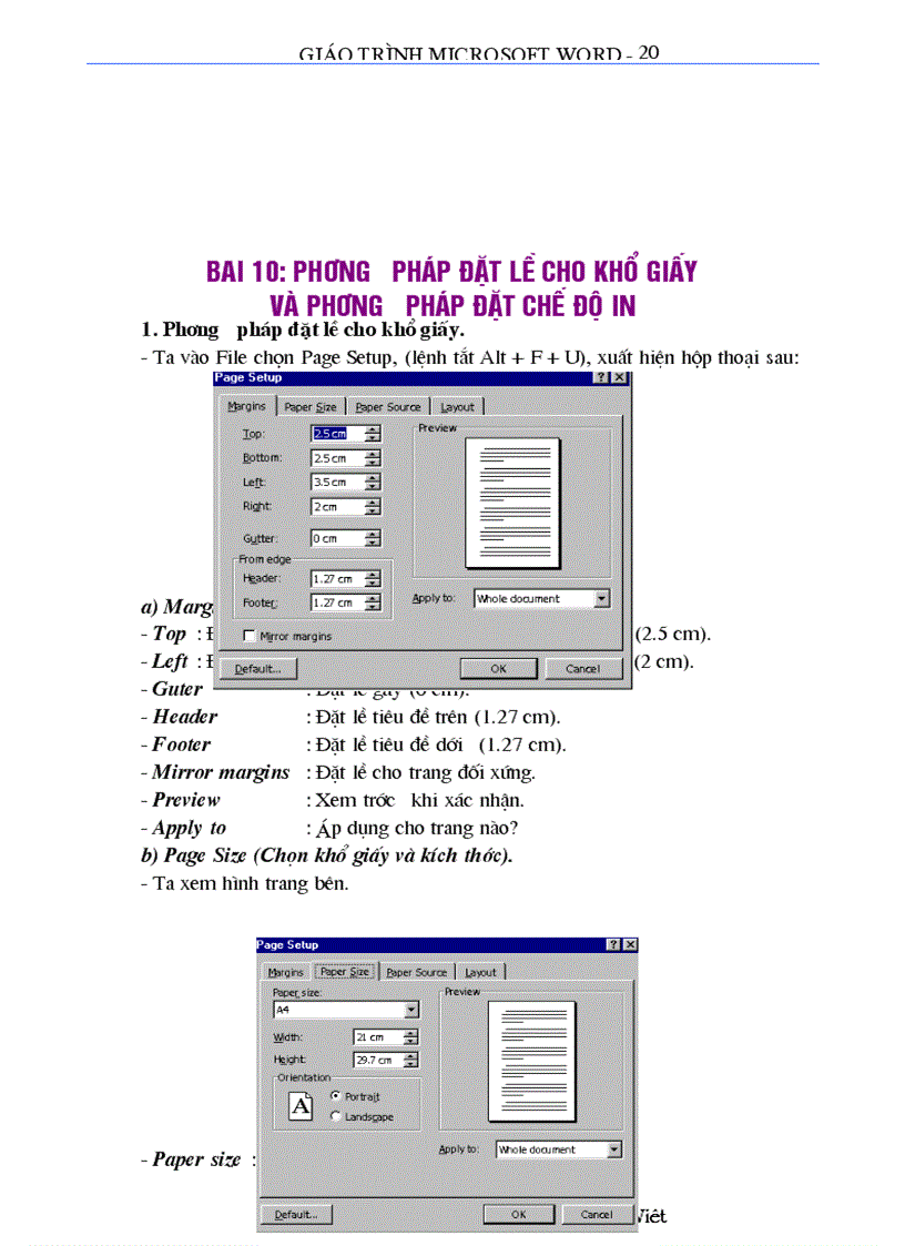image for page Tài liệu học Word có hình ảnh minh hoạ
