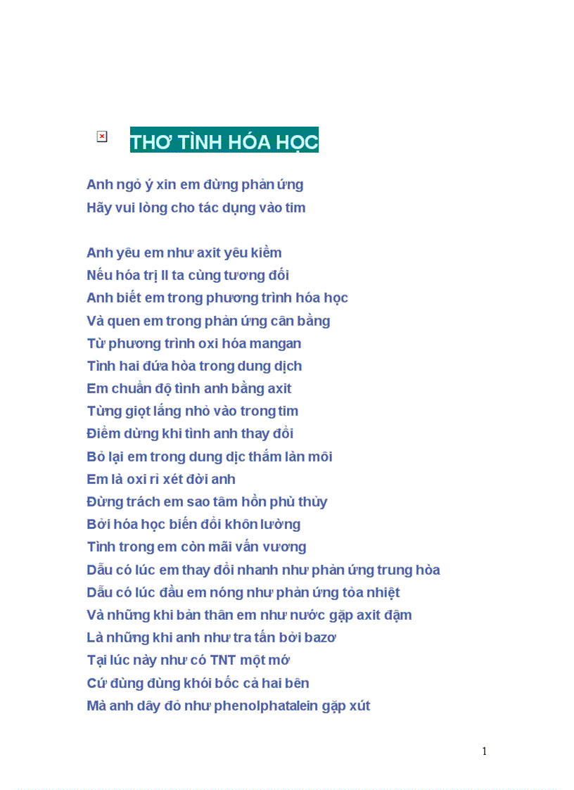 image for page Thơ vui hóa học