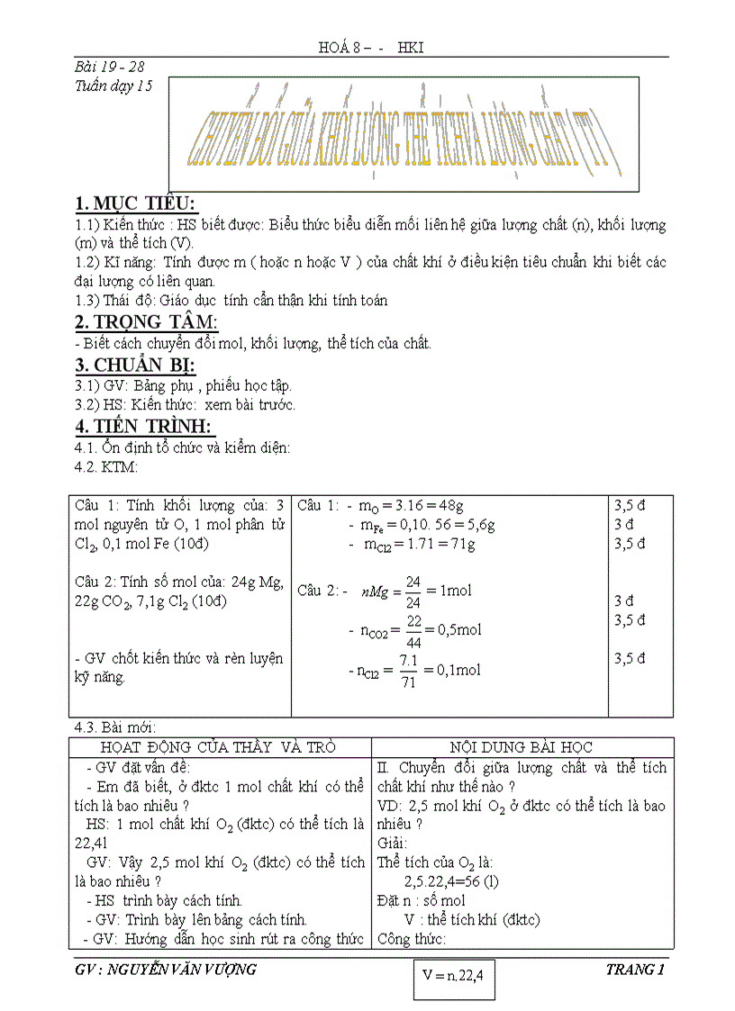 image for page Tiết 28 chuyển đổi tt hóa 8 nh 2011 2012