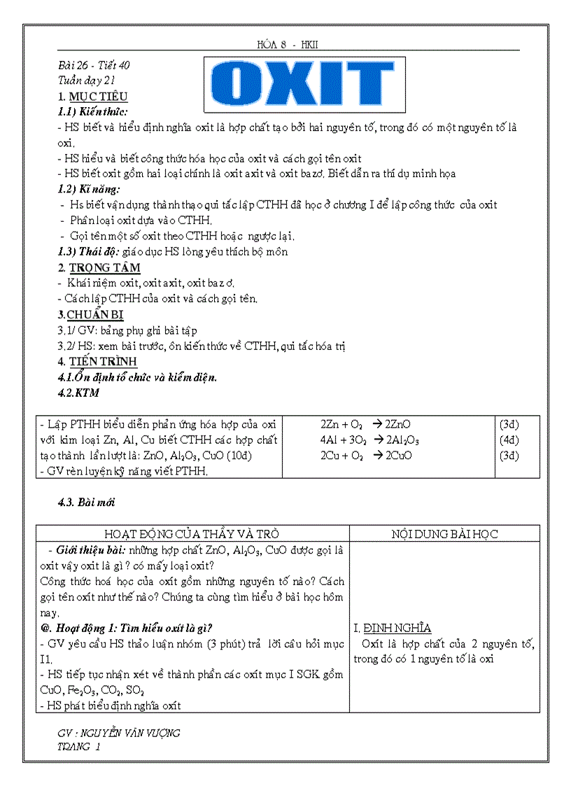 image for page Tiết 40 oxit