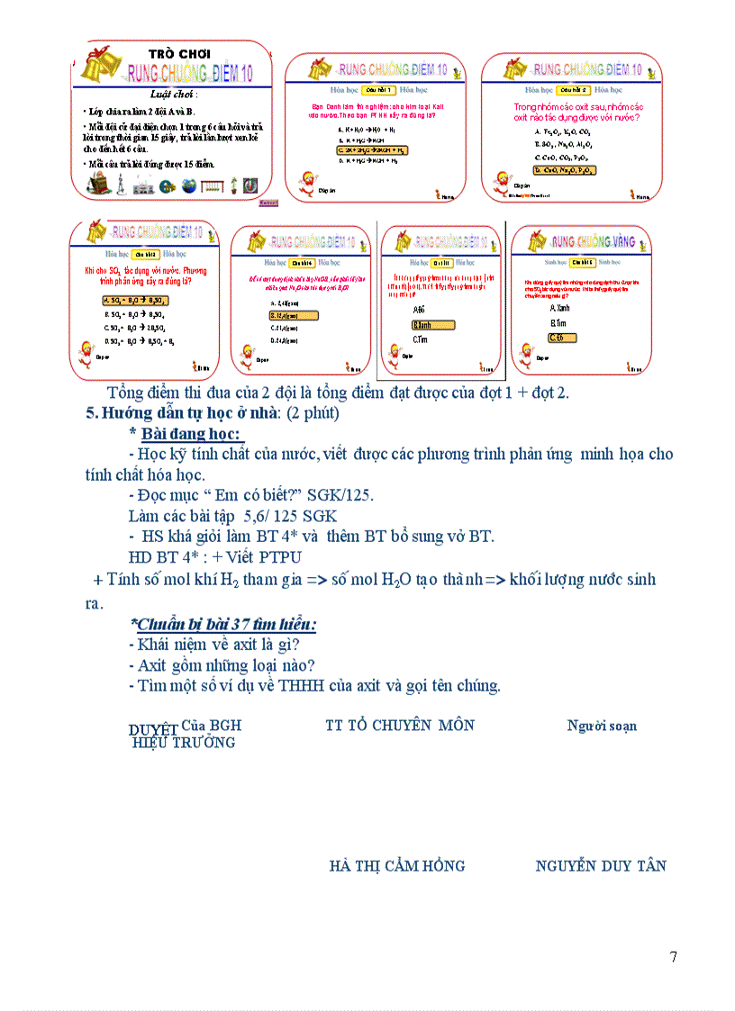 image for page Tiết 57 bài 36 nuớc gvg huyện