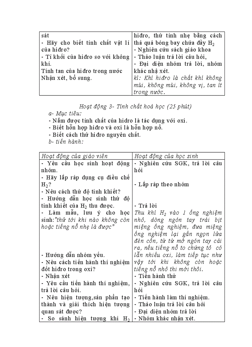 image for page TÍnh chất hóa học của Oxi