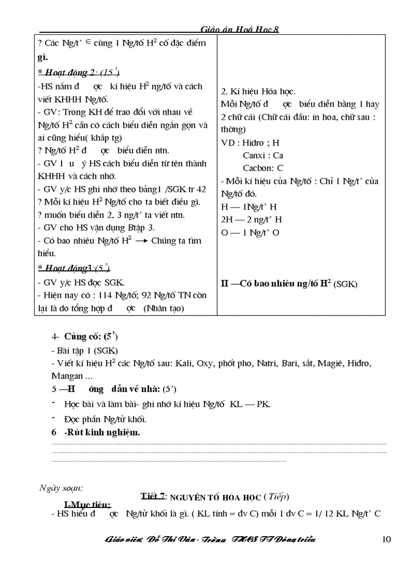 image for page Tiết 5 Nguyên tử 1