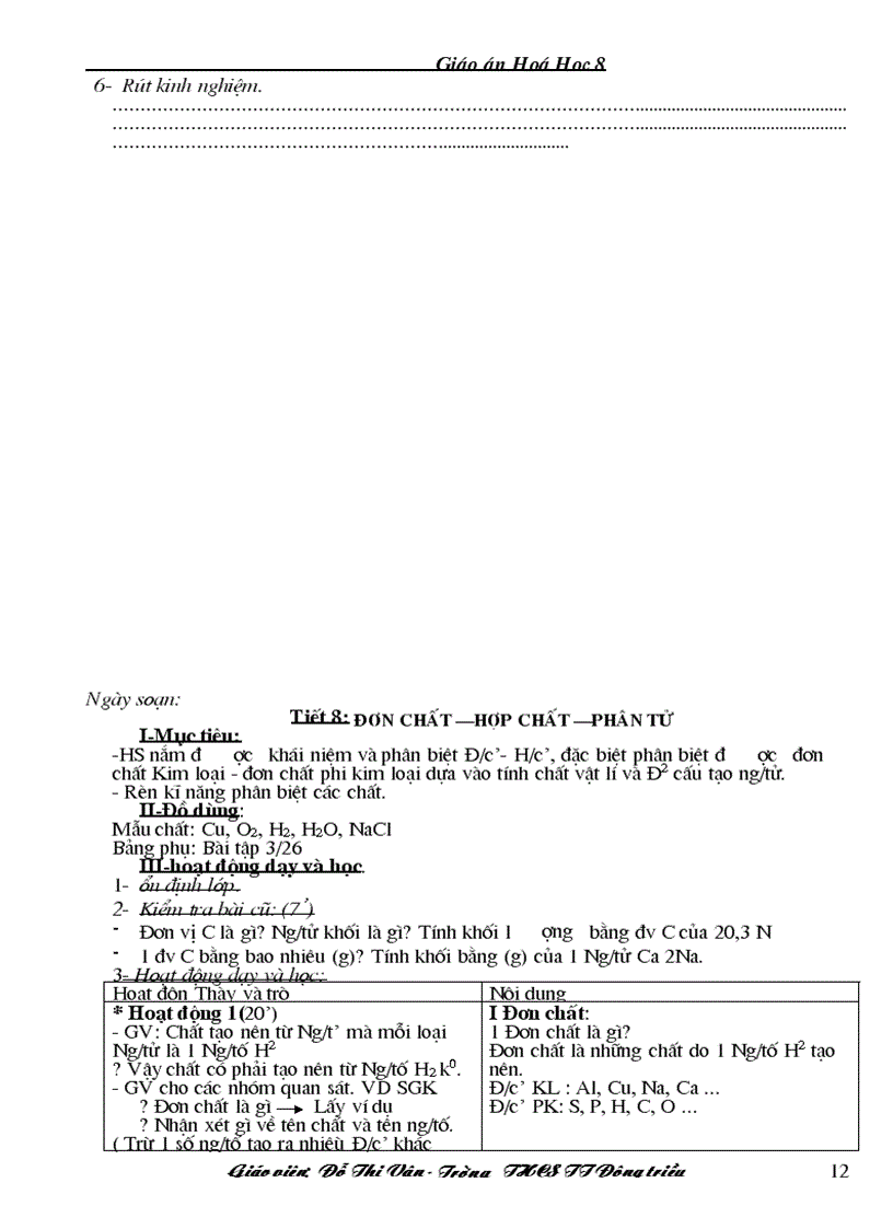 image for page Tiết 5 Nguyên tử 1