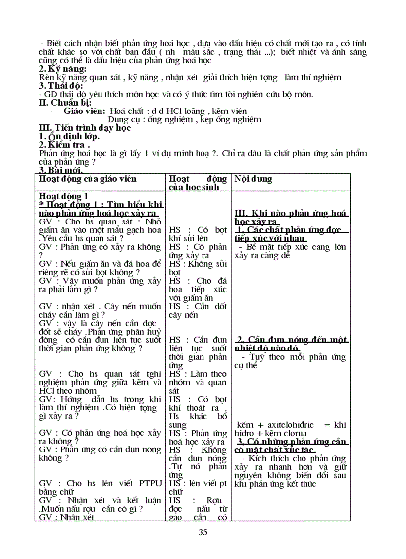 image for page Toàn bộ giáo án hóa học 8