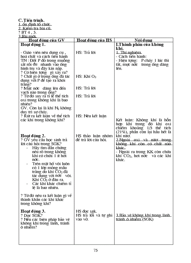 image for page Toàn bộ giáo án hóa học 8