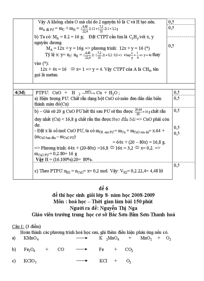 image for page Tổng hợp đề thi HSG hóa 8