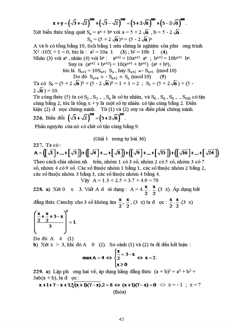 image for page Tư liệu BDHSG toán cấp THCS haytuyệt