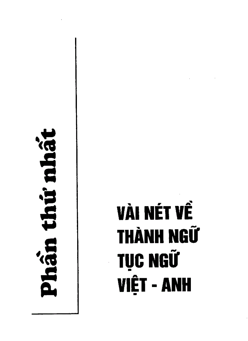 Tuyển tập thành ngữ tục ngữ ca dao Anh Việt