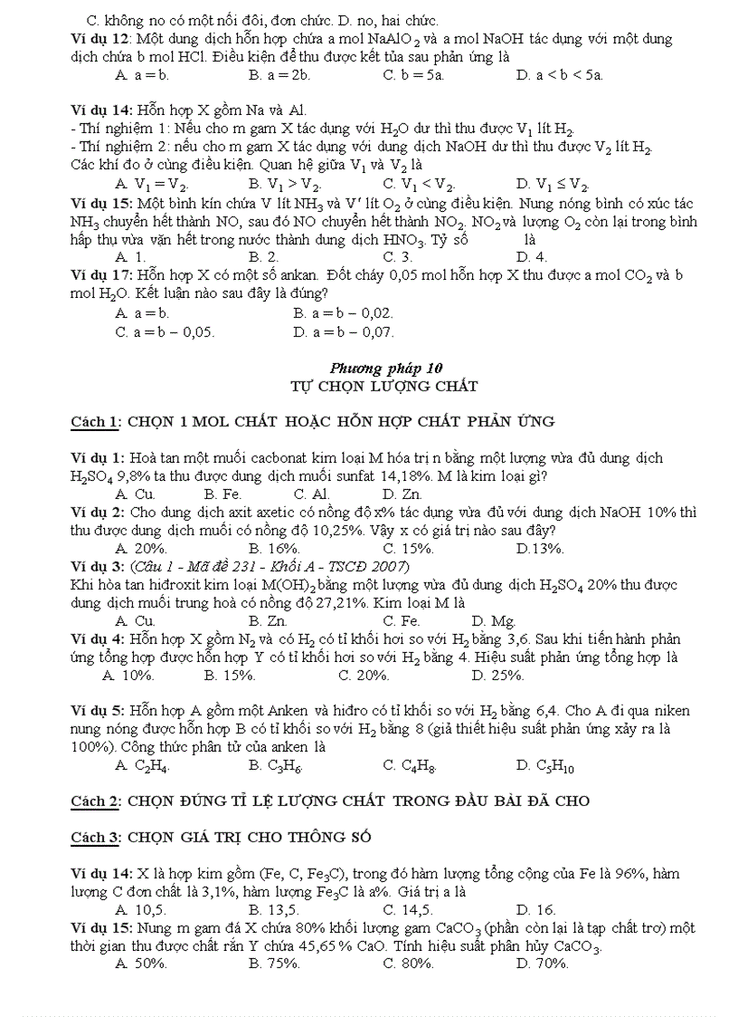 image for page 10 phương pháp giải nhanh bài tập hóa học