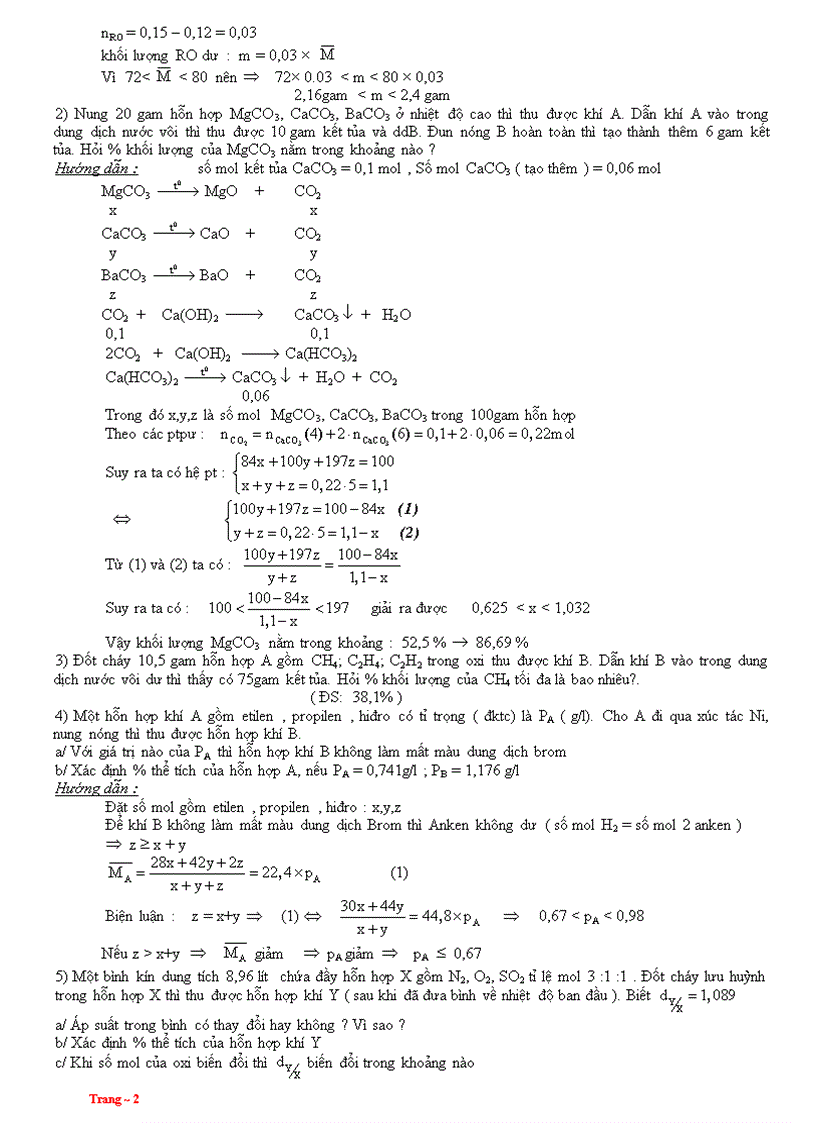 image for page 1001 Đề thi HSG Hóa 9 đây