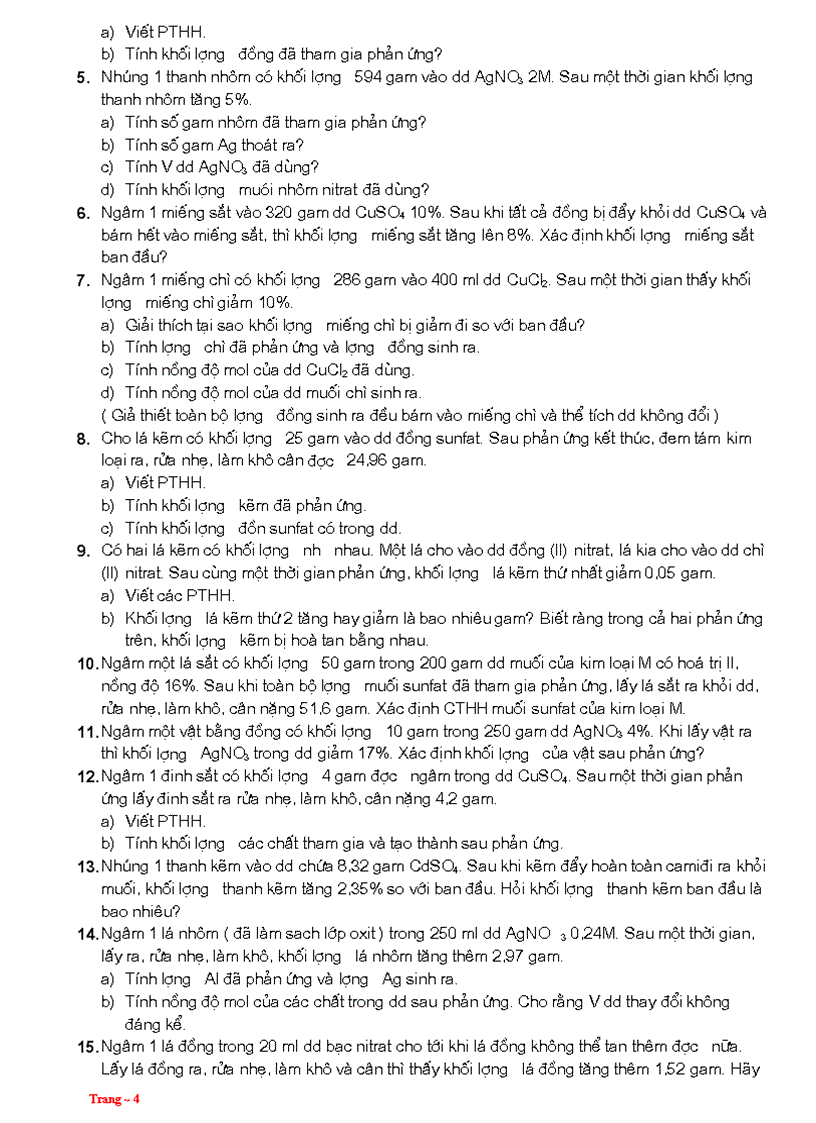 image for page 1001 Đề thi HSG Hóa 9 đây