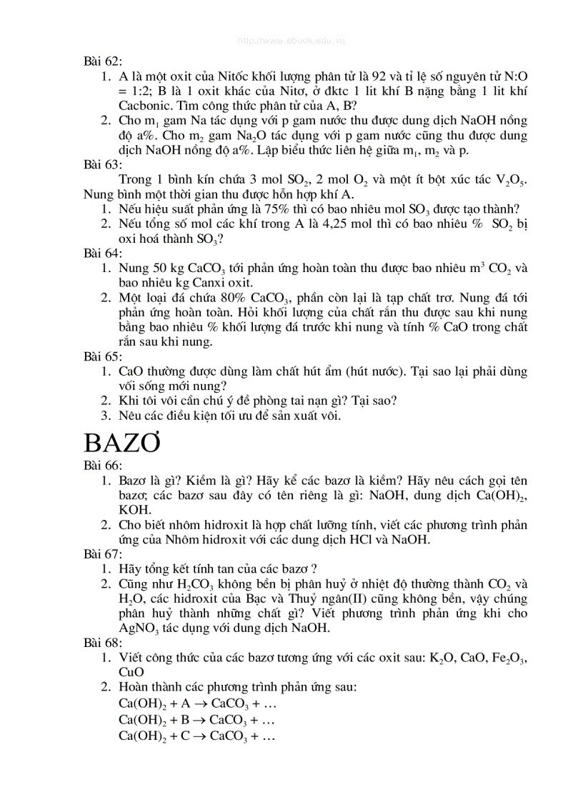 image for page 200 Bài Tập Hóa 8 9