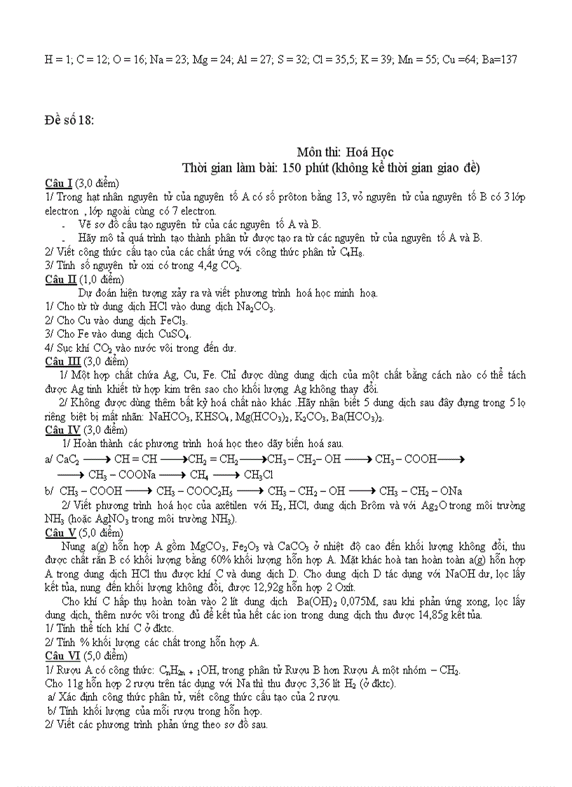 image for page 27 De Thi Hoc Sinh Gioi Hoa Hoc