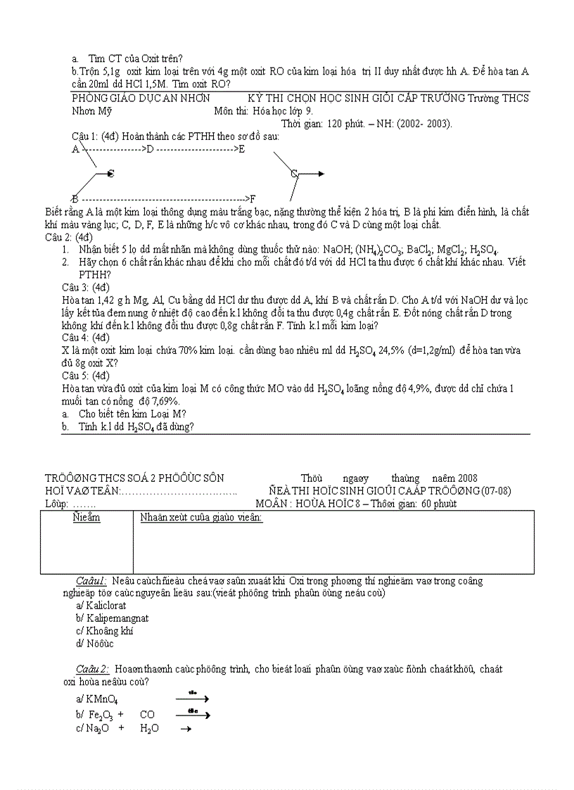 image for page 27 De Thi Hoc Sinh Gioi Hoa Hoc