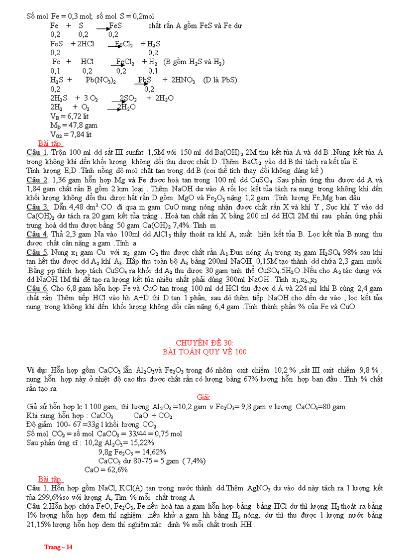 image for page 32 Chuyên Đề Hóa 4 Bẻ Khóa