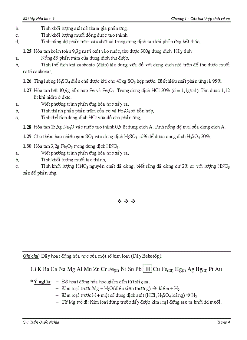 image for page Bài 1 TCHH Oxit Dạy thêm