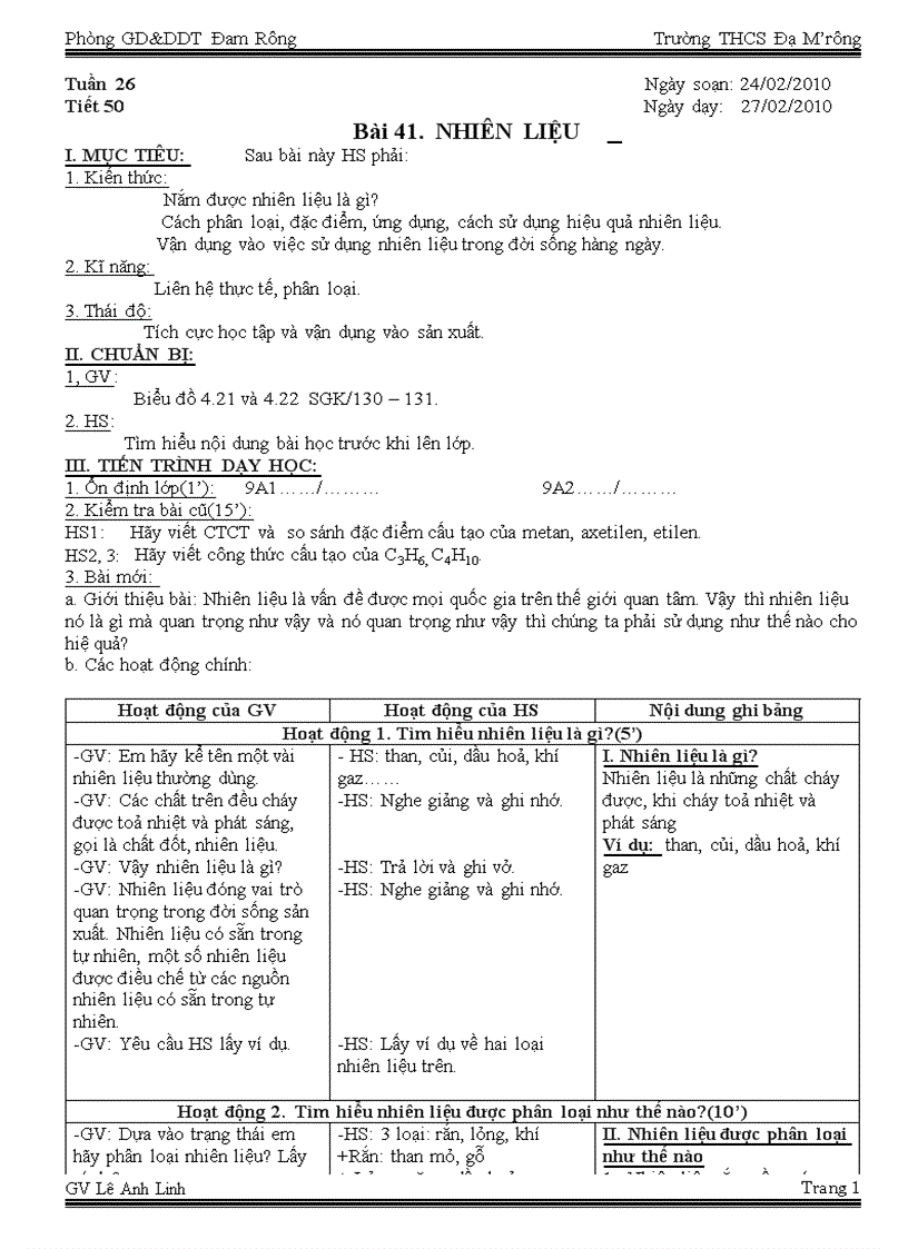 image for page Bài 41 Nhiên lệu