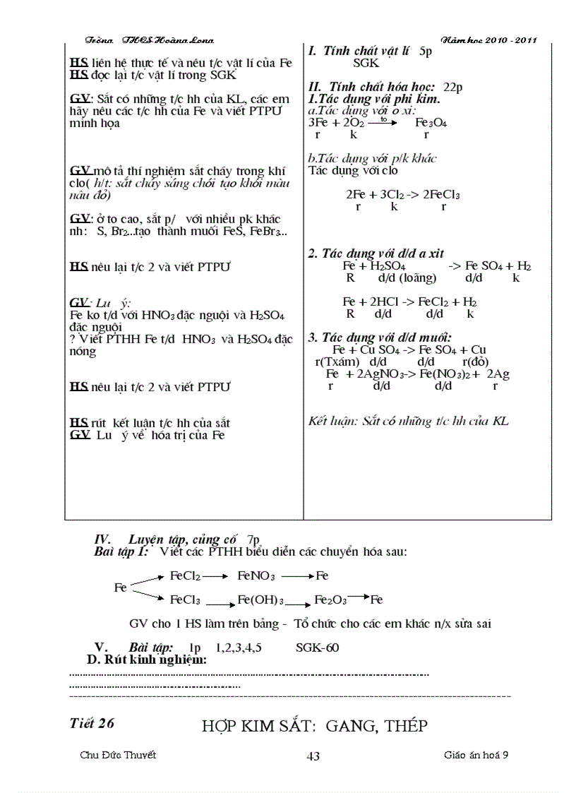 image for page Bai soan hoa hoc 9 du cA NAM