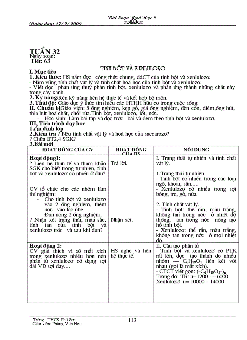 image for page Bài soạn Hoá Học Hà Nội