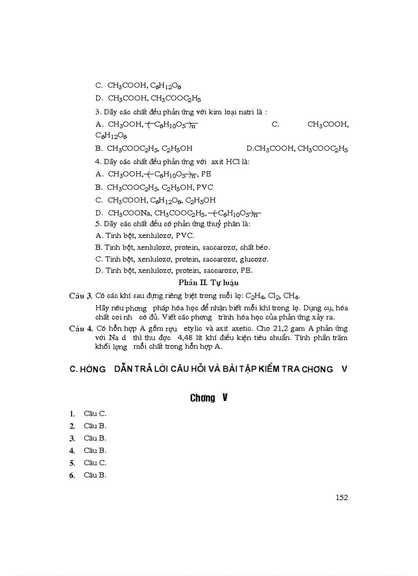 image for page Bài tập Hóa 9 chương V