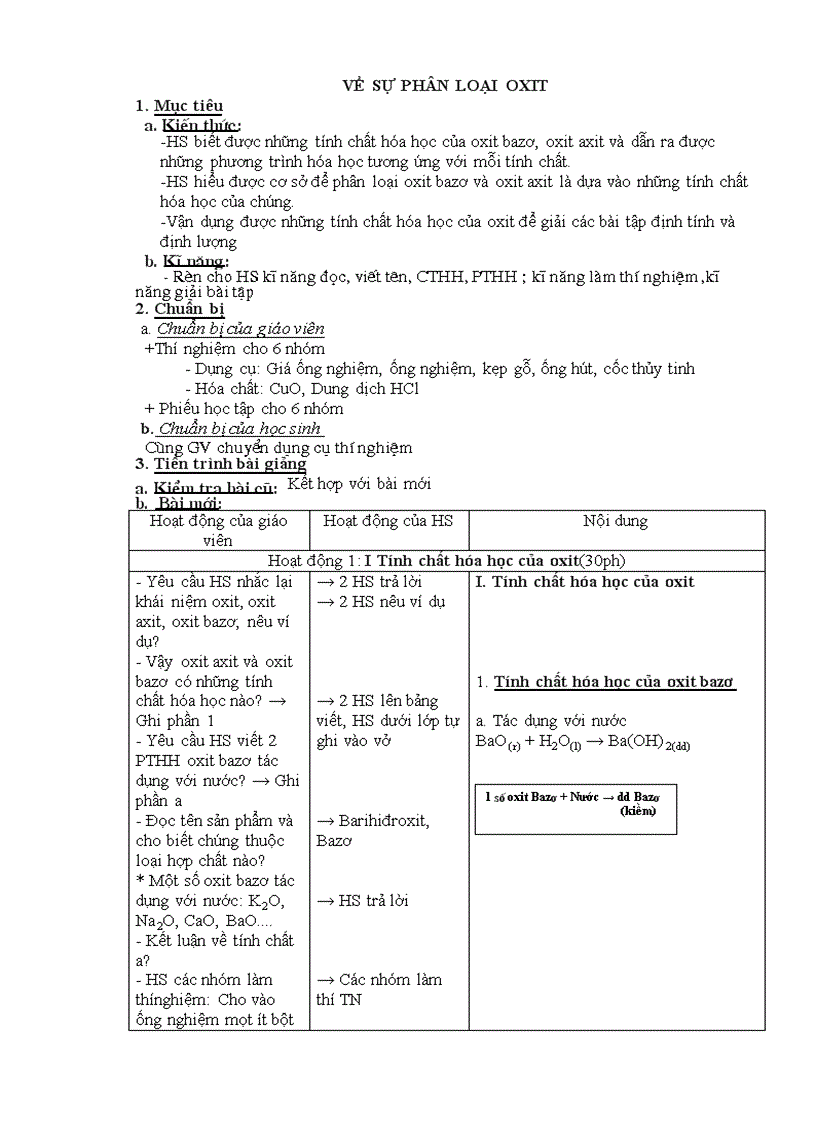 image for page Bộ Giáo án Hóa 9 3 cột chuẩn