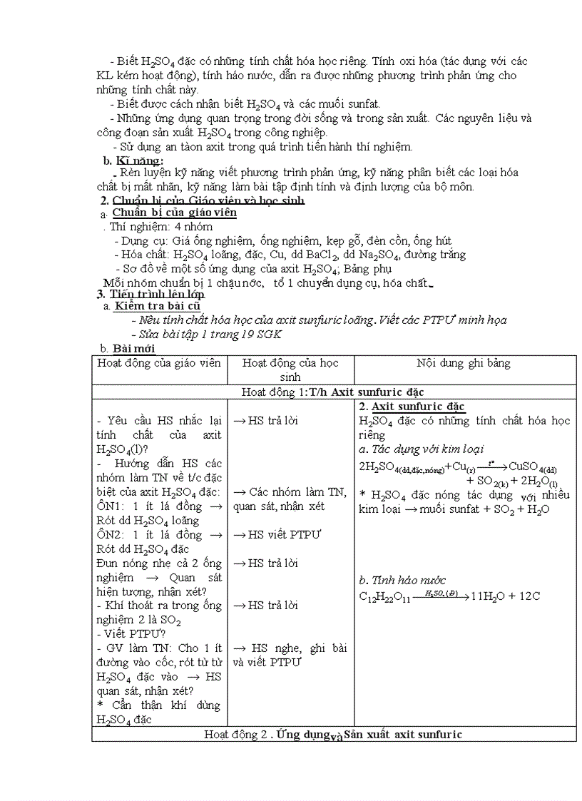 image for page Bộ Giáo án Hóa 9 3 cột chuẩn