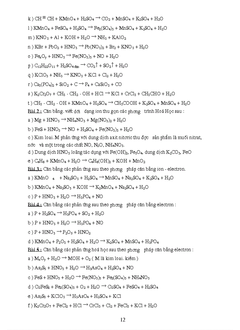 image for page Bồi dưỡng GV môn Hóa THCS Một số đề thi HSG