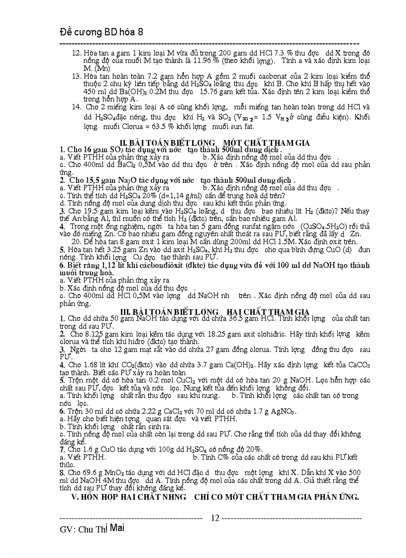 image for page Bồi dưỡng hóa học 8