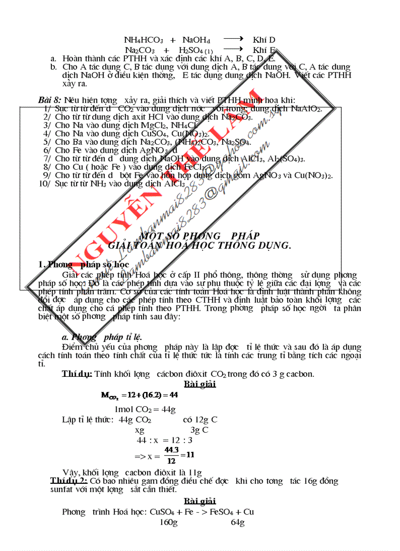 image for page Bồi dưỡng HSG Hóa THCS phần 1