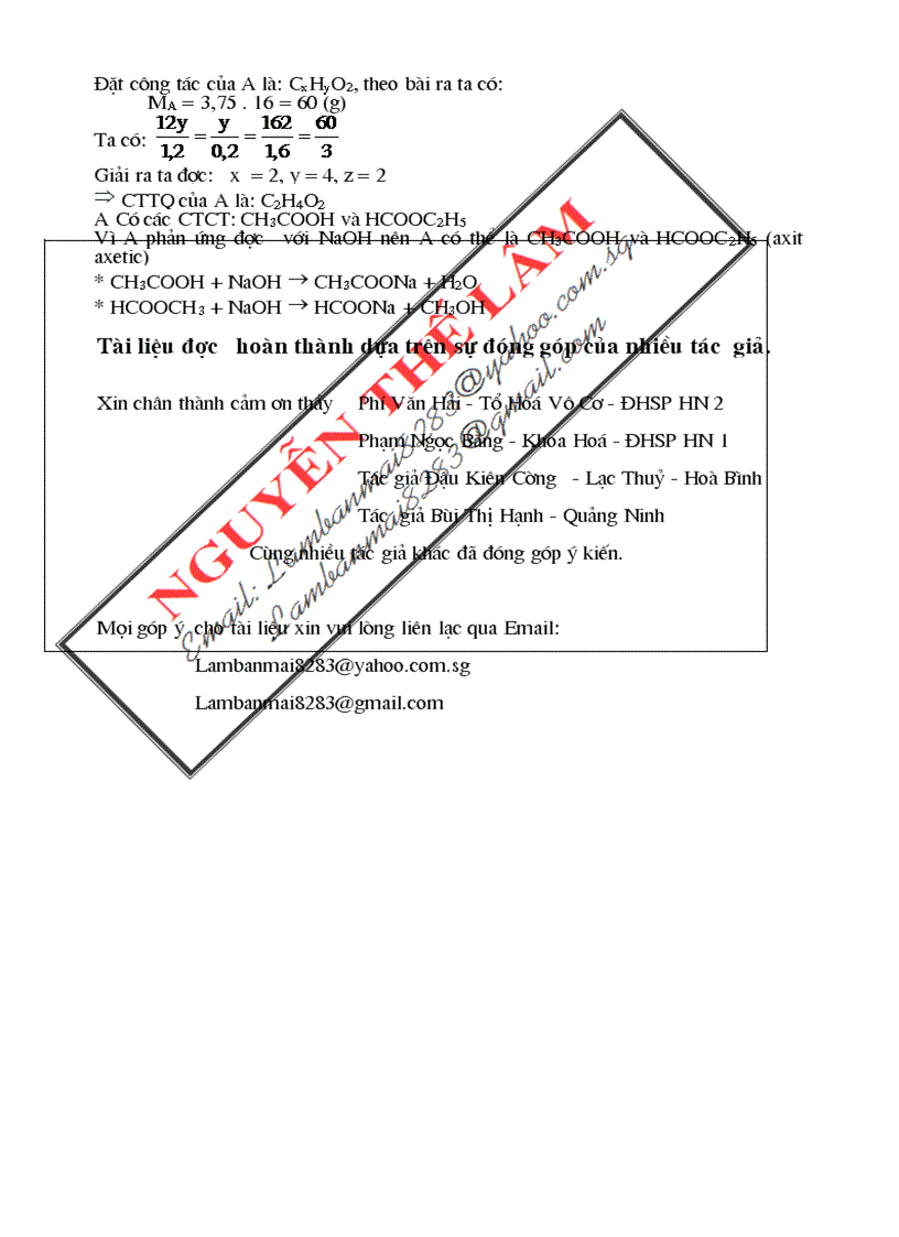 image for page Bồi dưỡng HSG Hóa THCS phần 1