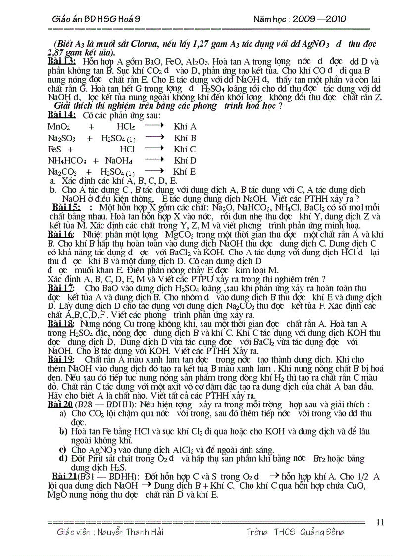 image for page Bồi dưỡng HSG Hóa THCS