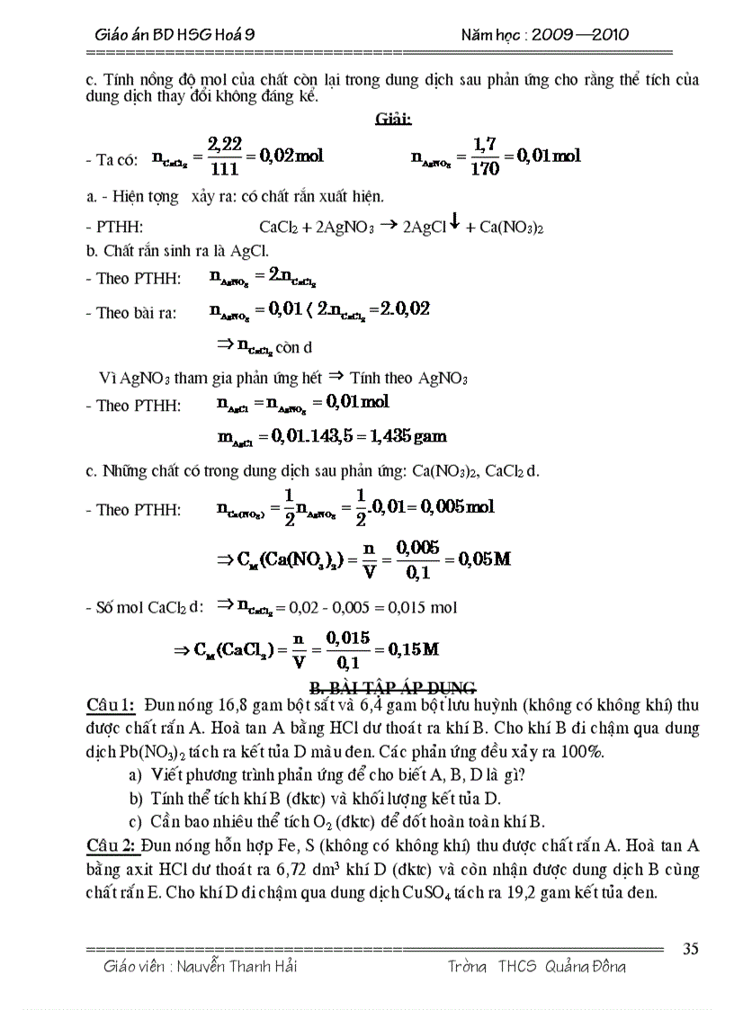image for page Bồi dưỡng HSG Hóa THCS